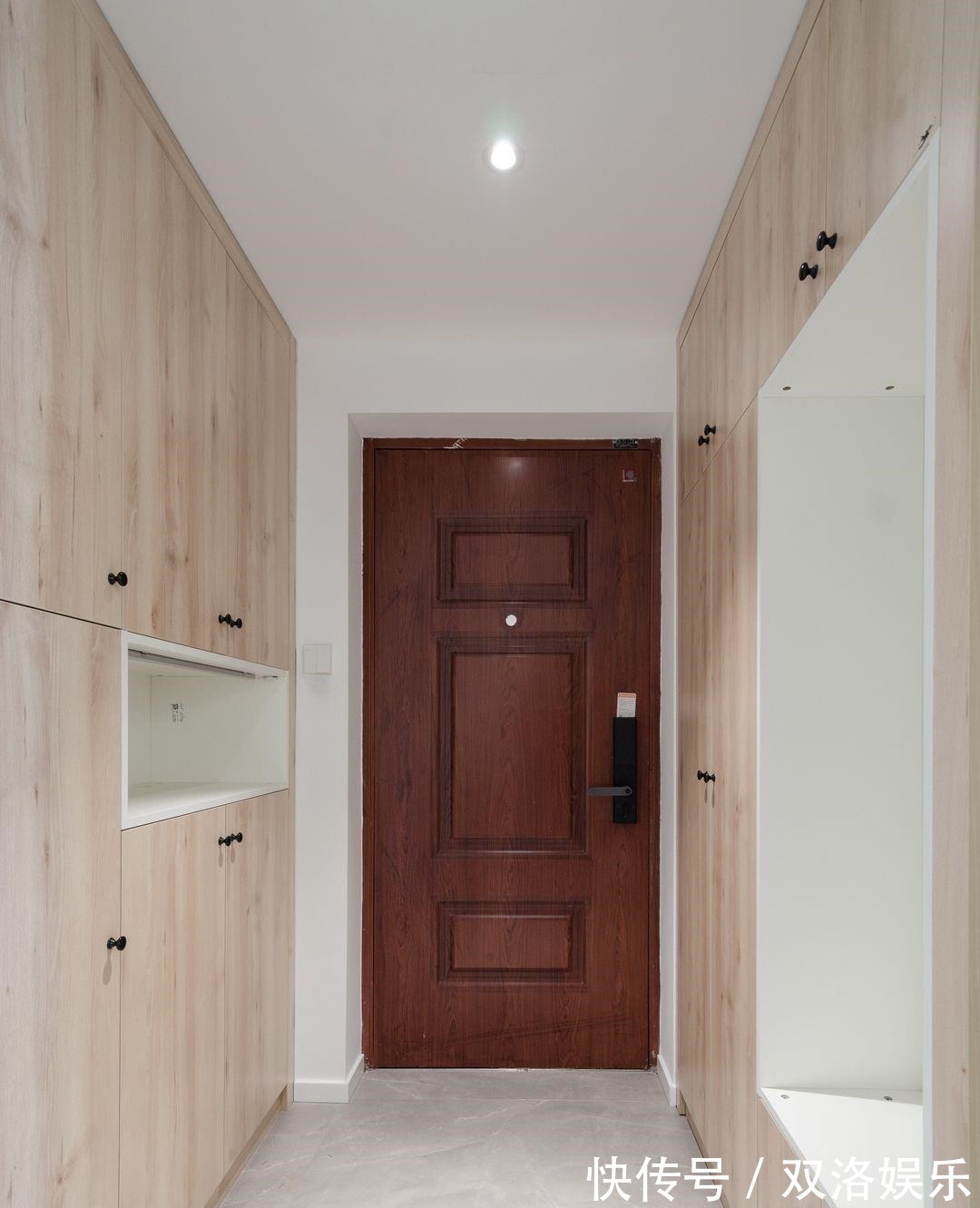 电视机|105平现代风婚房,清静淡雅温馨舒适,不到5个月就全部完工