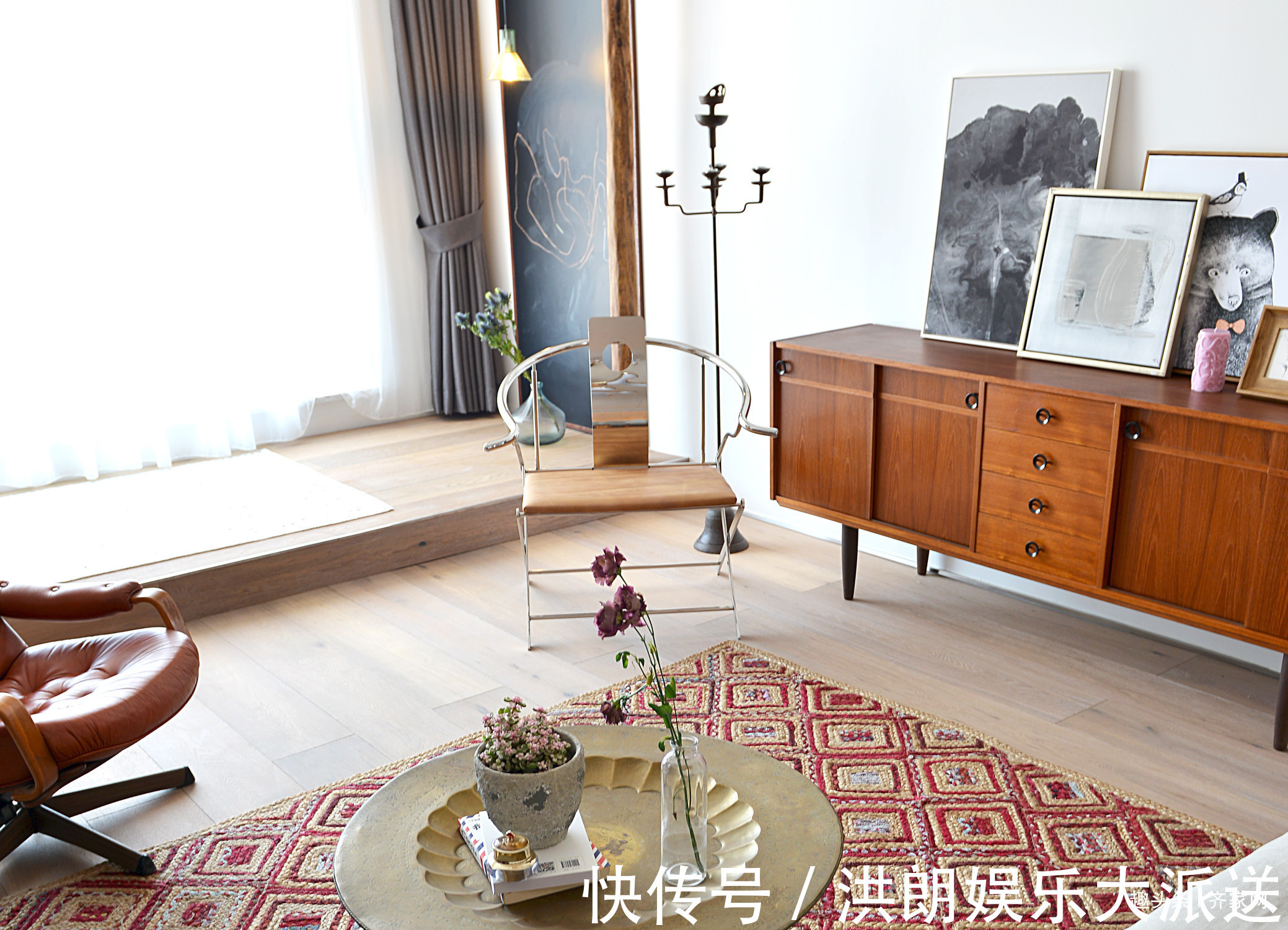 布艺|120平北欧风,简约布艺,木质为主的家具,仓古门的个性,自然美