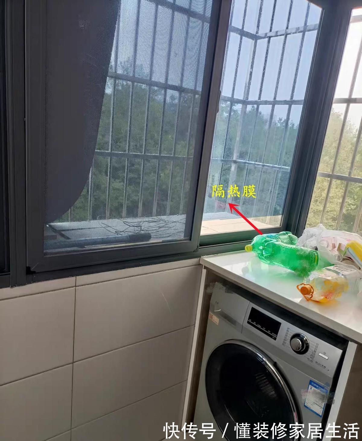 洗衣柜|阳台放洗衣机、烘干机,深刻明白:防晒隔热是关键,4招简单靠谱