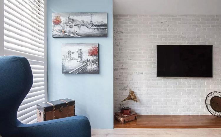 吧台|126平三室，餐厅壁炉，厨房吧台，主卧床头壁柜，都说喜欢