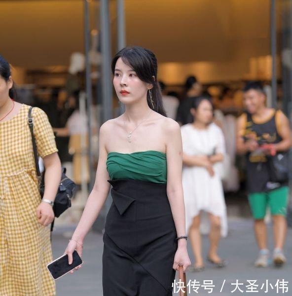 瑜伽裤|美女街拍夏日里清凉的瑜伽裤穿搭,街上最美的风景