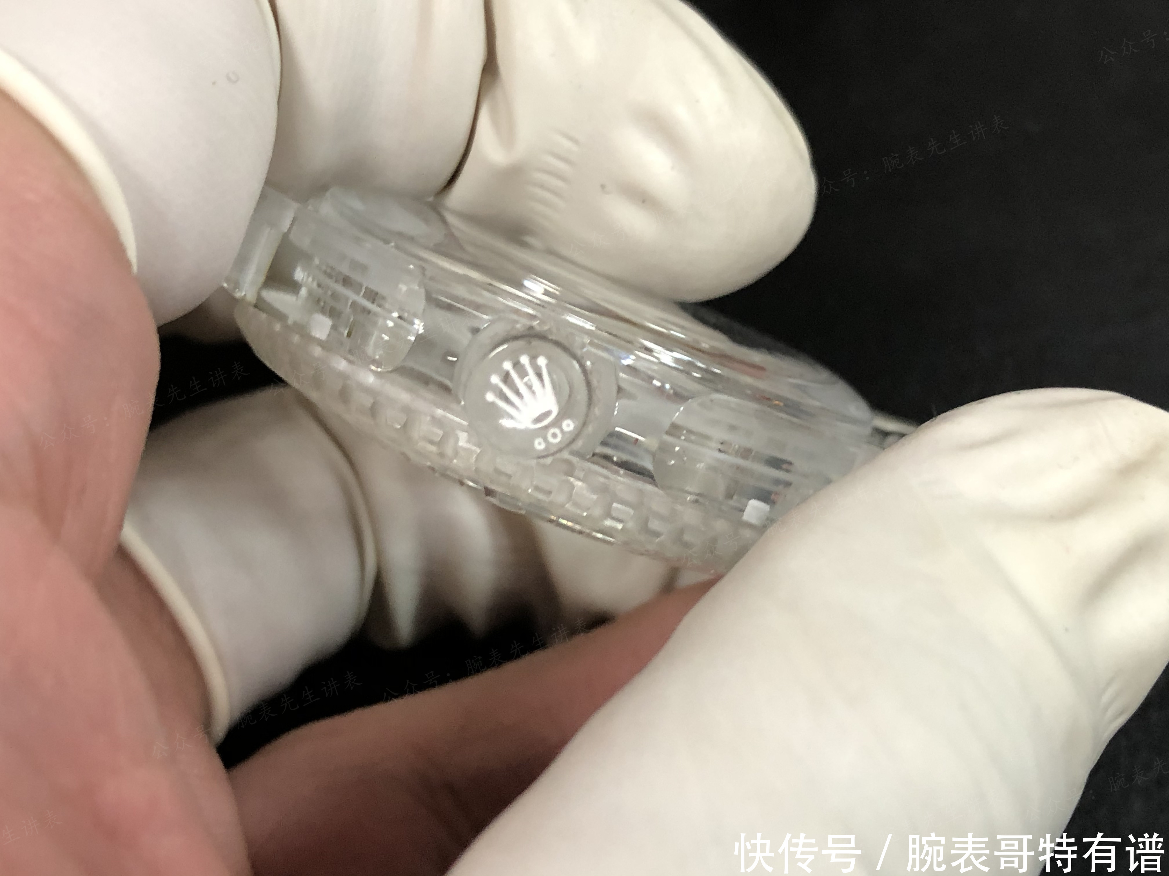 全水晶壳机身,爆改劳力士水鬼!撞表率为零的劳力士透明水鬼!