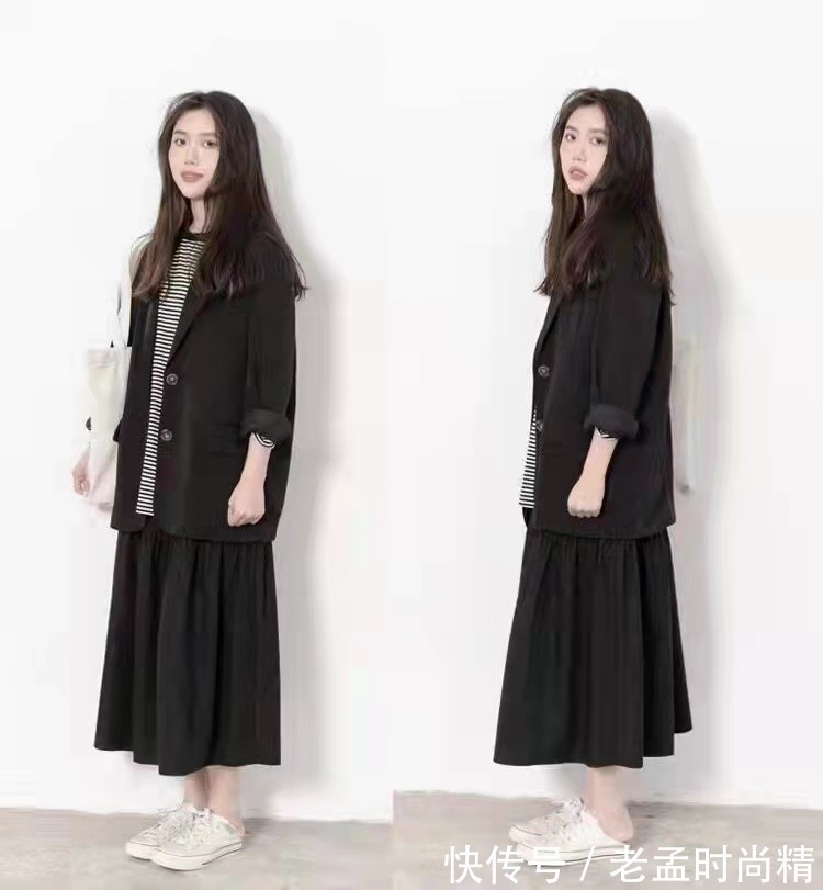 复古|秋天“小西装”怎么穿?这么穿复古休闲