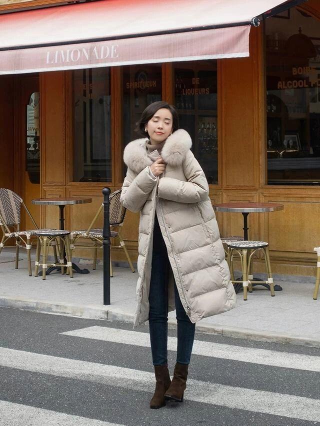 短款|谁说羽绒服显胖又显臃肿?学会这几种搭法,让你在冬天也能美美地