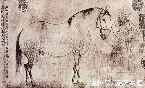 文人画#“白描”画法的创始人，飘然出世的文人画大家李公麟