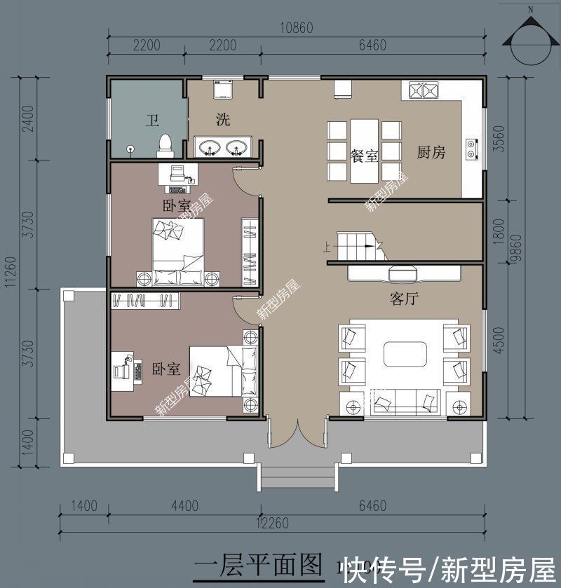 图纸|30万的存款,能在农村建什么样的房子?这8套图纸看看你喜欢哪套
