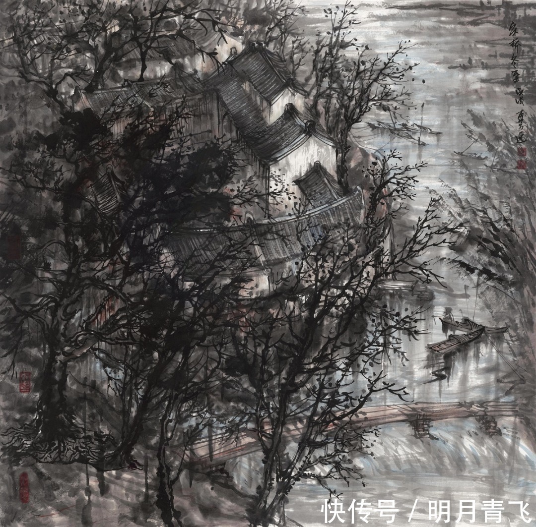 写生小品#全国艺术名家邀请展—— 何杰中国画作品赏析