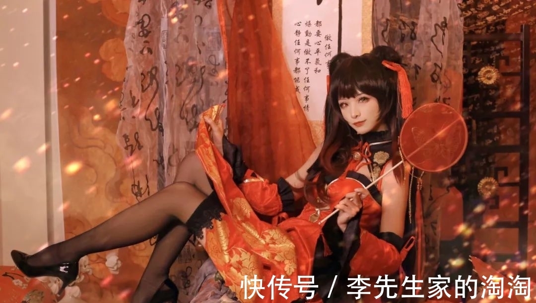 cos:时崎狂三新春旗袍cos正片@离鸢