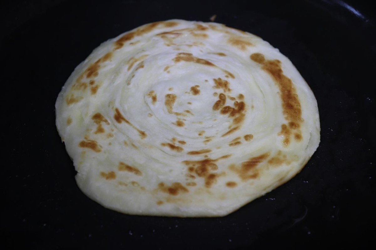 早上再也不用担心吃不上早餐了，简单的手抓饼，几分钟就做好