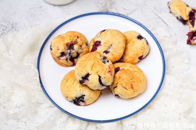 曲奇|自制美味大曲奇,不用裱花嘴,酸甜酥软又简单,一口下去立刻爆浆