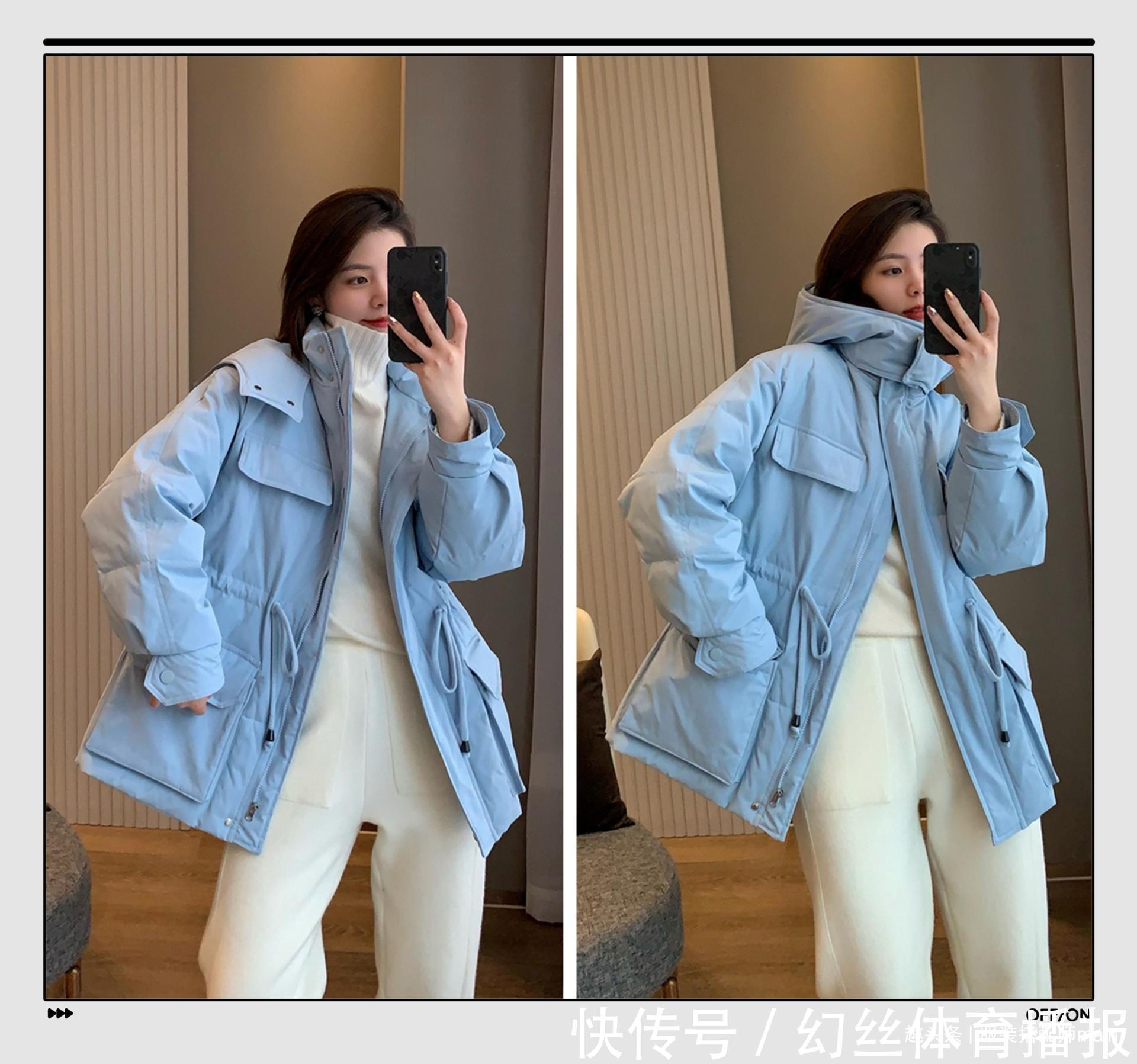 子女生 羽绒服穿搭中的3个细节,很多人都没注意,却能让你显瘦好几斤