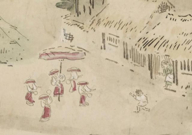 解读@荆村论画|民俗百态意笔成:《十二月图卷》解读