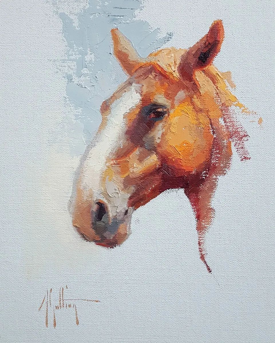 画家|美国90后美女画家,画马堪称一绝!