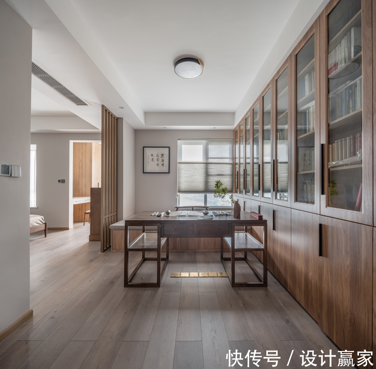 业主|有一种美叫新中式,这套143㎡大平层,透出原木质感,古韵气质