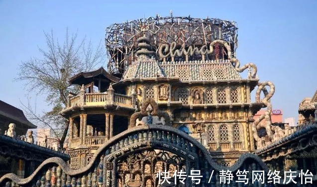 余二妹|中国老太5年花光6000万,建造了一座瓷宫,自己住在茅屋里