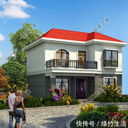 户型|农村9乘9米左右的二层建房图,占地小巧,来年住进去的就是你