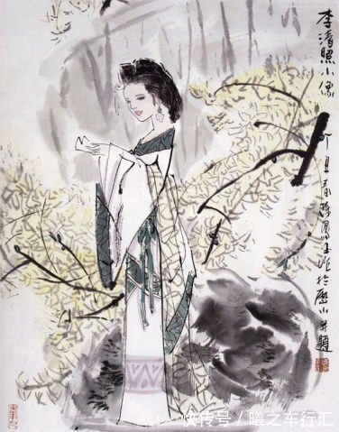 词章@李清照的雨中节奏,音乐与词章完美交融,读来扣人心弦动人心扉