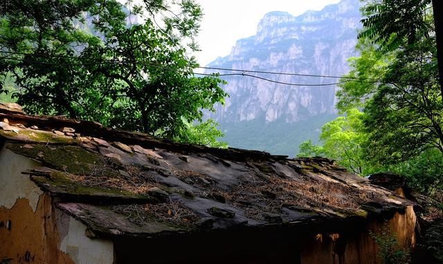 水坝|山西超值得打卡的村落，四周被深山包围，抬头就是参天大树，超美