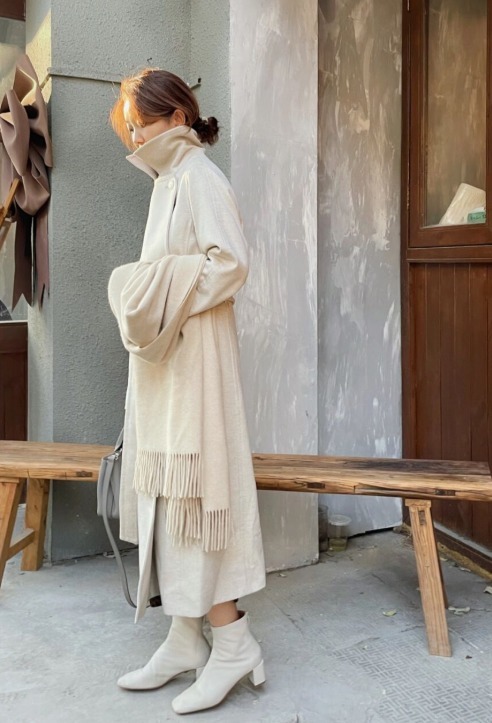 时髦 小个子女生穿大衣掌握这4点精髓,显高显瘦又时髦,美得高级