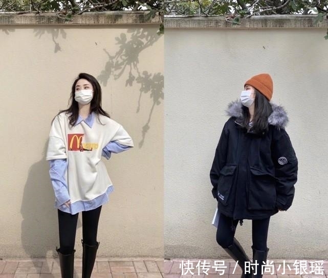 休闲|简约随性的秋冬搭配，休闲中透着时尚感，九成的女生都能穿