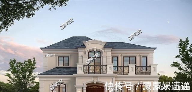 预算|准备在农村建房预算20万左右的,看看这款法式别墅,准没错