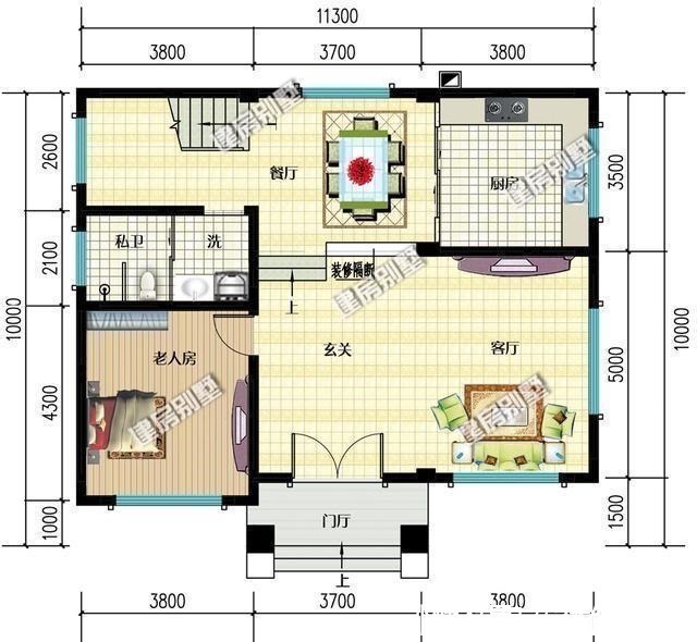 别墅|室内错层设计，两栋欧派风格别墅，35万主体建一栋！