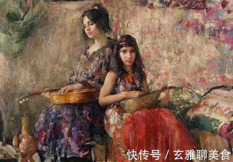 尼古拉&俄罗斯绘画大师级的素描和油画，恰到好处的美