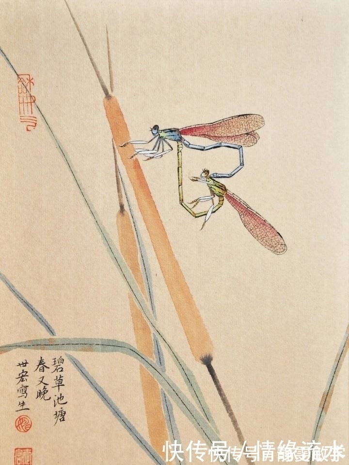 姚世宏@细闻如天籁——读姚世宏的国画草虫近作