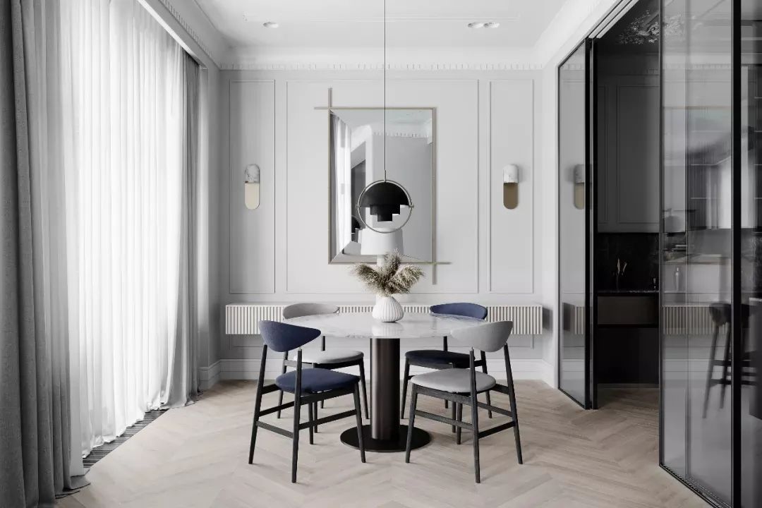 边框|110㎡现代极简，高级灰的质感，简约朴素好高端