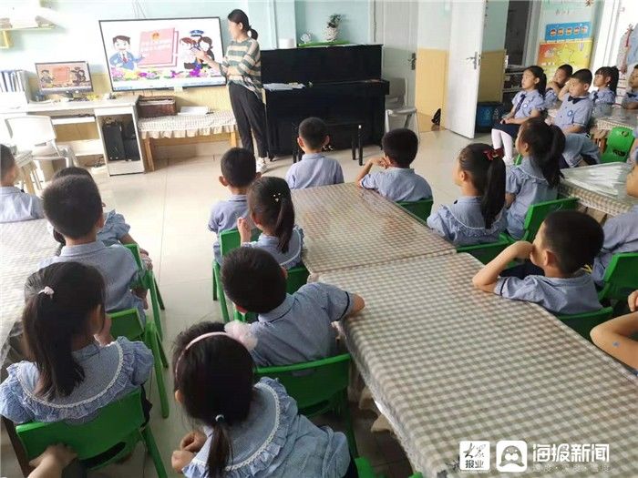 未成年人|为幼儿织牢“防护网” 广饶县稻庄镇中心幼儿园启动未成年人保护宣传月