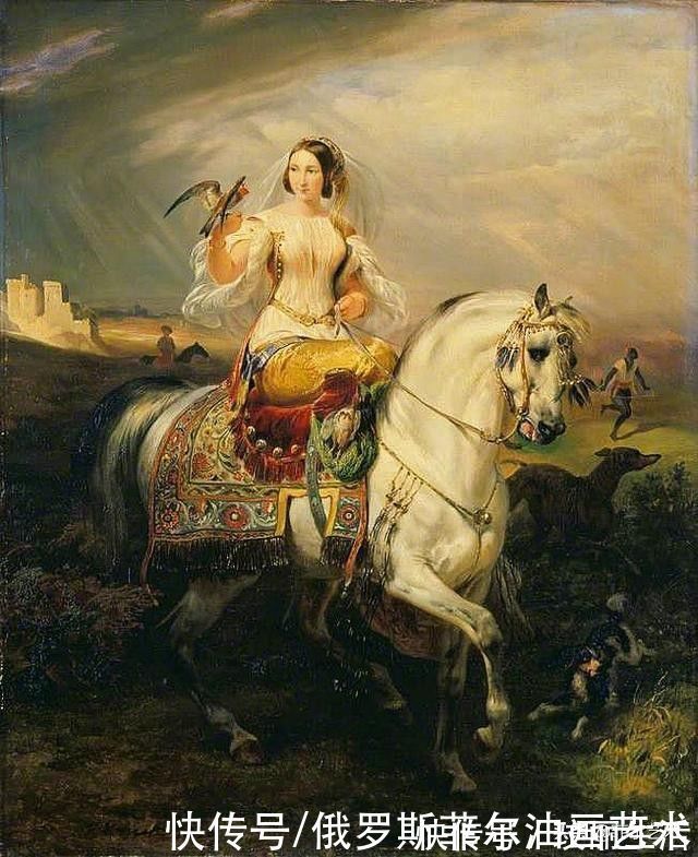 路易·大卫|擅长战争、肖像画——法国画家霍勒斯·韦尔内油画作品欣赏