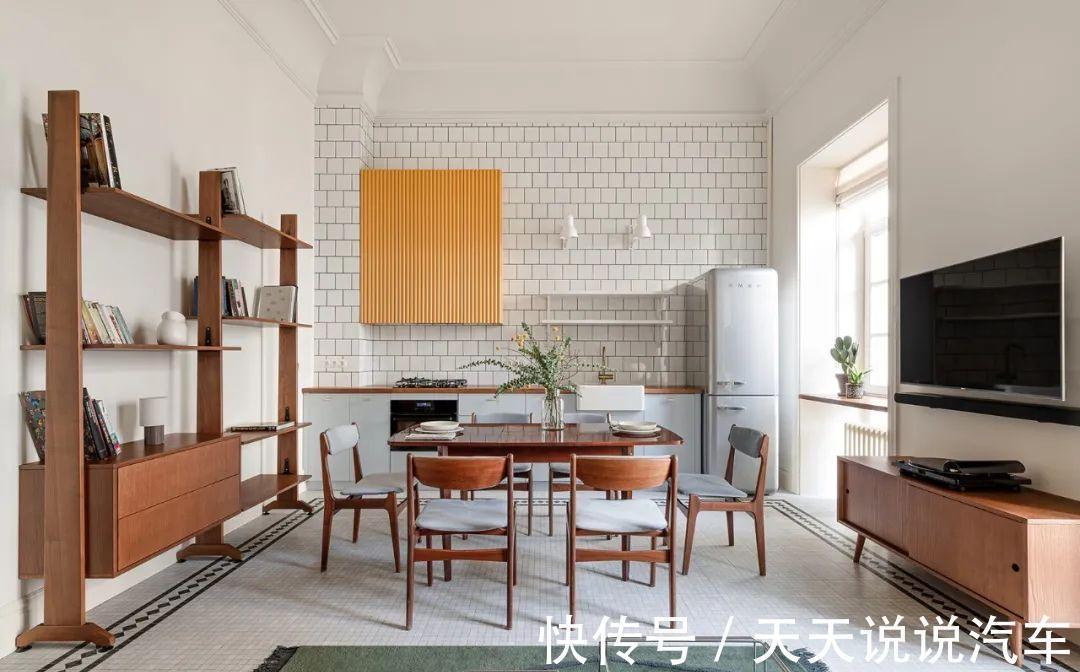 石膏线|57㎡极简,石膏线和复古家具,增加高级感;粉色卫浴间,太好看了