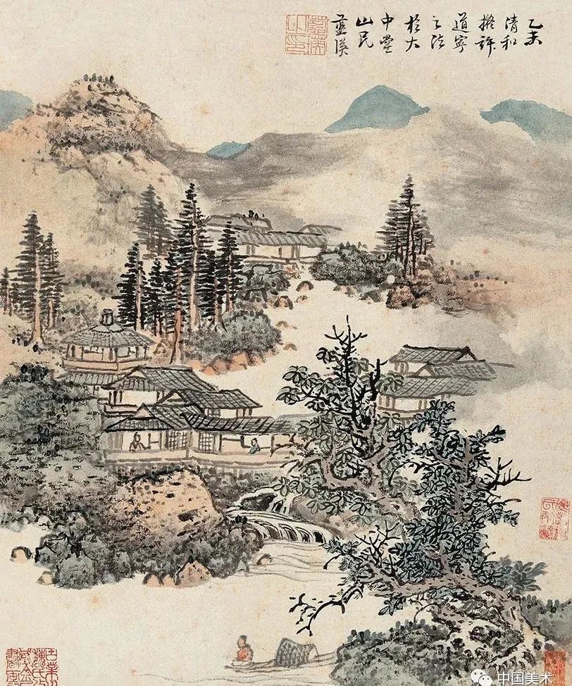 职业画家|他的老师是董其昌,学生是陈洪绶,开创著名的“武林画派”