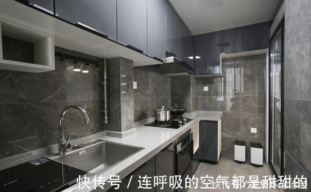 轻奢|102平现代轻奢风三居室，一家四口这样住就好