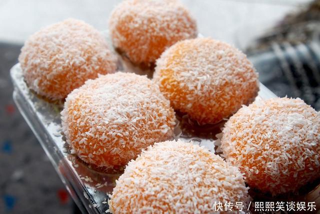 南瓜小饼|一块南瓜+一碗糯米粉,不煎、不炸、不烤,不油不腻、香甜软糯