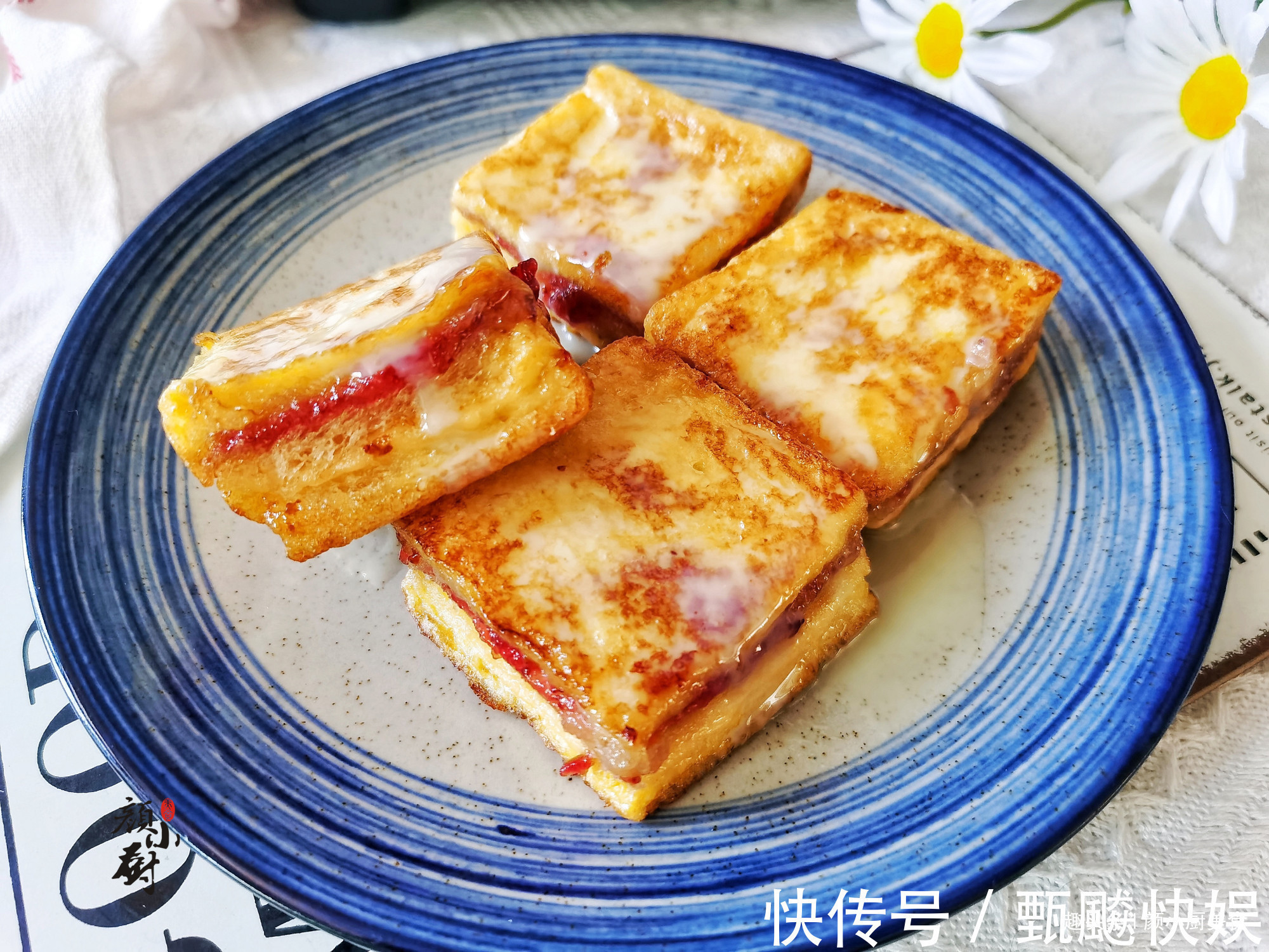 女儿经常点名要吃这早餐,简单一烙,3分钟就搞定,好吃又解馋