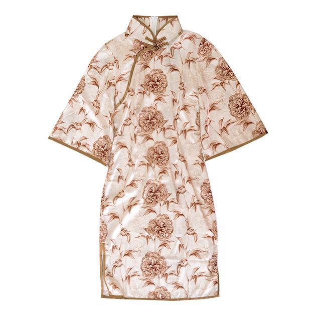 女人味|改良旗袍连衣裙,穿上女人味显示得淋漓尽致