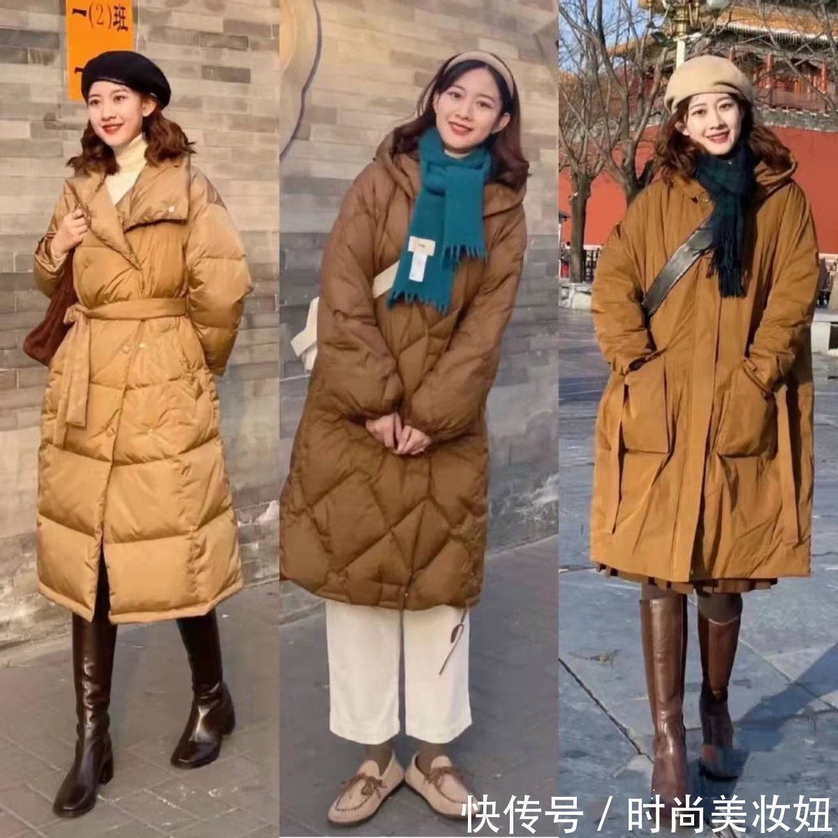 单调感 “羽绒服”这么穿太好看了,保暖实用又时髦,照着穿美翻了