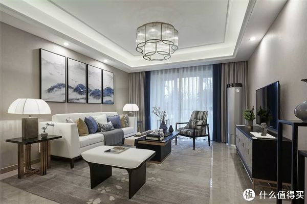 中国风|97㎡诗意新中式,入户清雅又隽永,谁说小户型不能中国风?