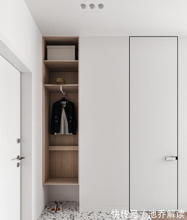 玄关口|极简生活有多舒服,88㎡不吊顶不做造型,干干净净舒服至极