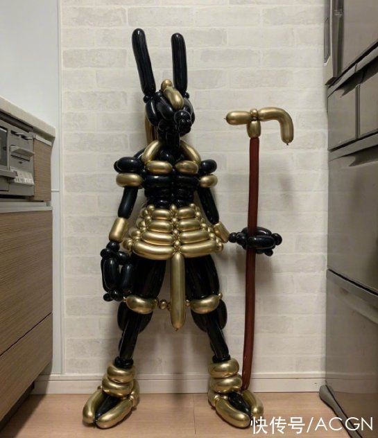 动漫角色|这位大佬太会玩气球了,啥动漫角色都能捏出来,JOJO鬼灭都有