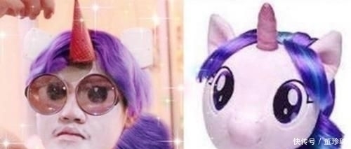 冰淇淋|泰国小哥又来了,这次COS小马宝莉,看到头上的冰淇淋后原谅我笑了