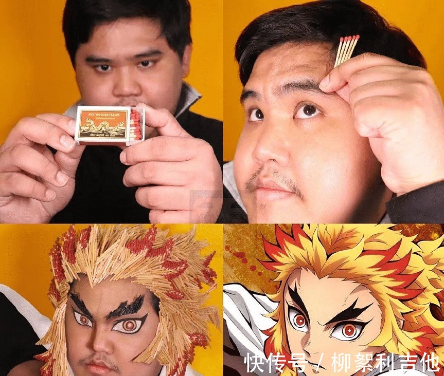 拉面|泰国小哥对动漫人气明星五条悟下手,头发出彩,环保型coser