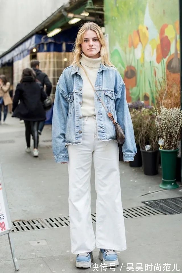 阔腿裤 初春流行的四种搭法,简单百搭又时髦,时尚达人们都爱穿