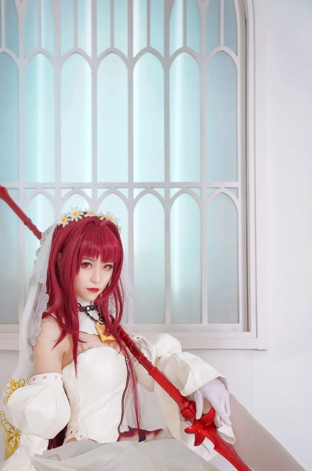 淼唯|cos:斯卡哈同人花嫁?cos正片@淼唯