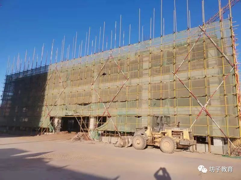 起步就是冲刺！坊子区学校建设项目全面复工！|教育动态 | a743