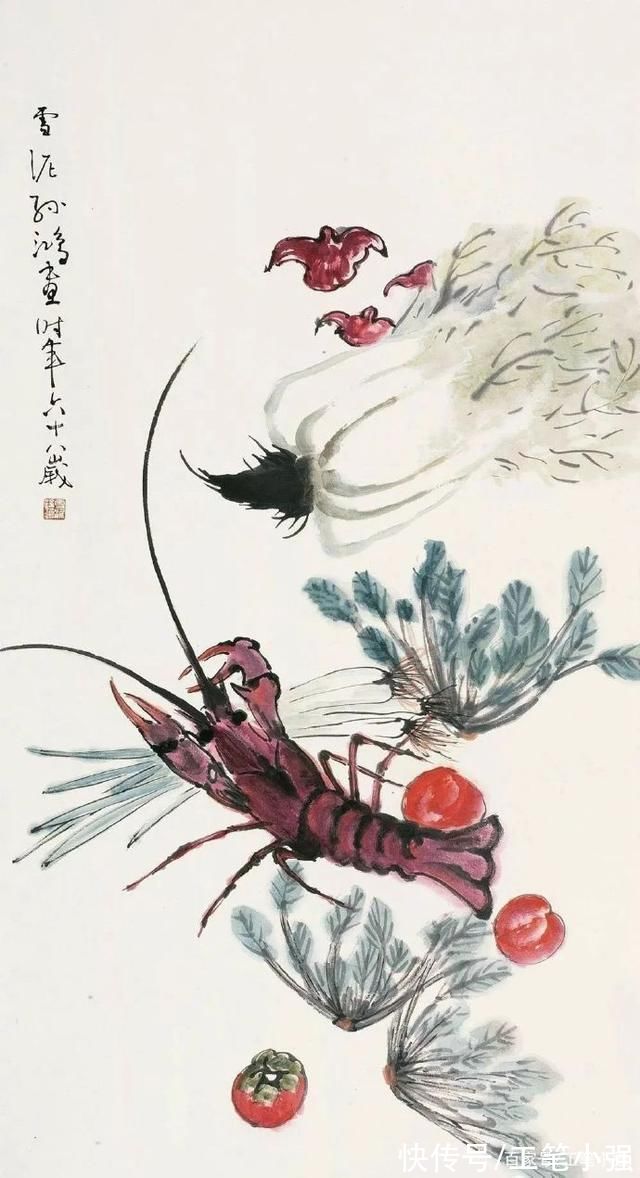 孙雪@淡雅秀逸，雅俗共赏。孙雪泥蔬果欣赏