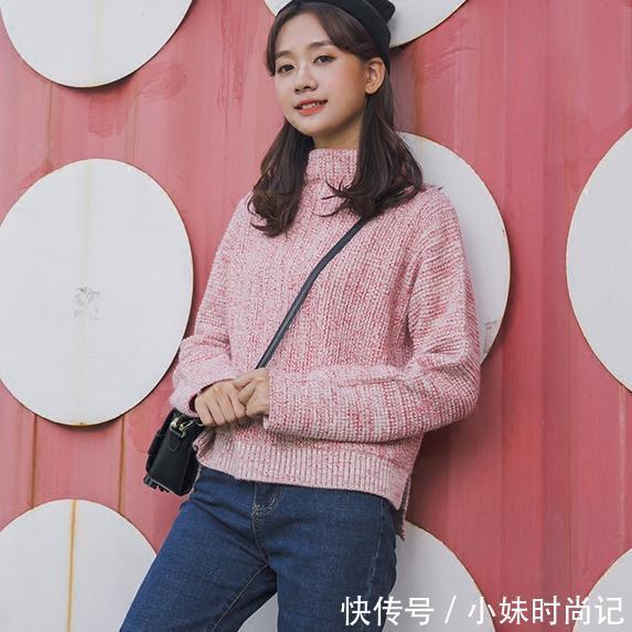百搭|半高领毛衣,你的时髦必备