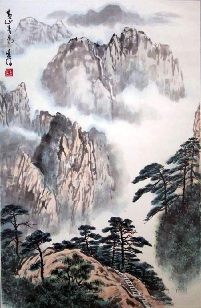 胸中存浩气，腕底起雄风——吴休 国画欣赏