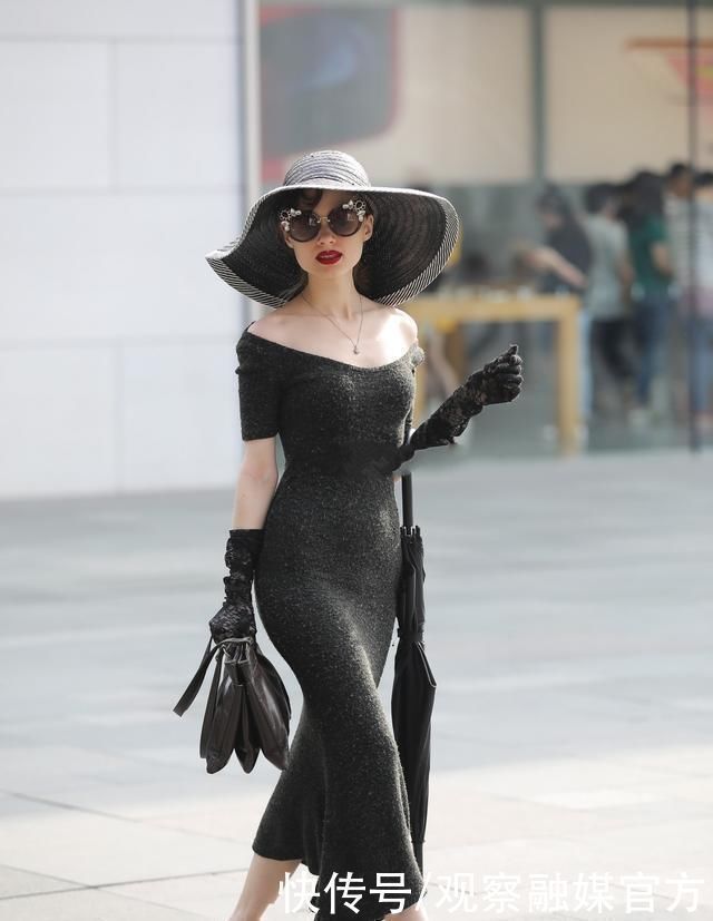 泡泡袖 上身秒变纸片人的连衣裙,挑战视觉神经,低调高雅清新可人